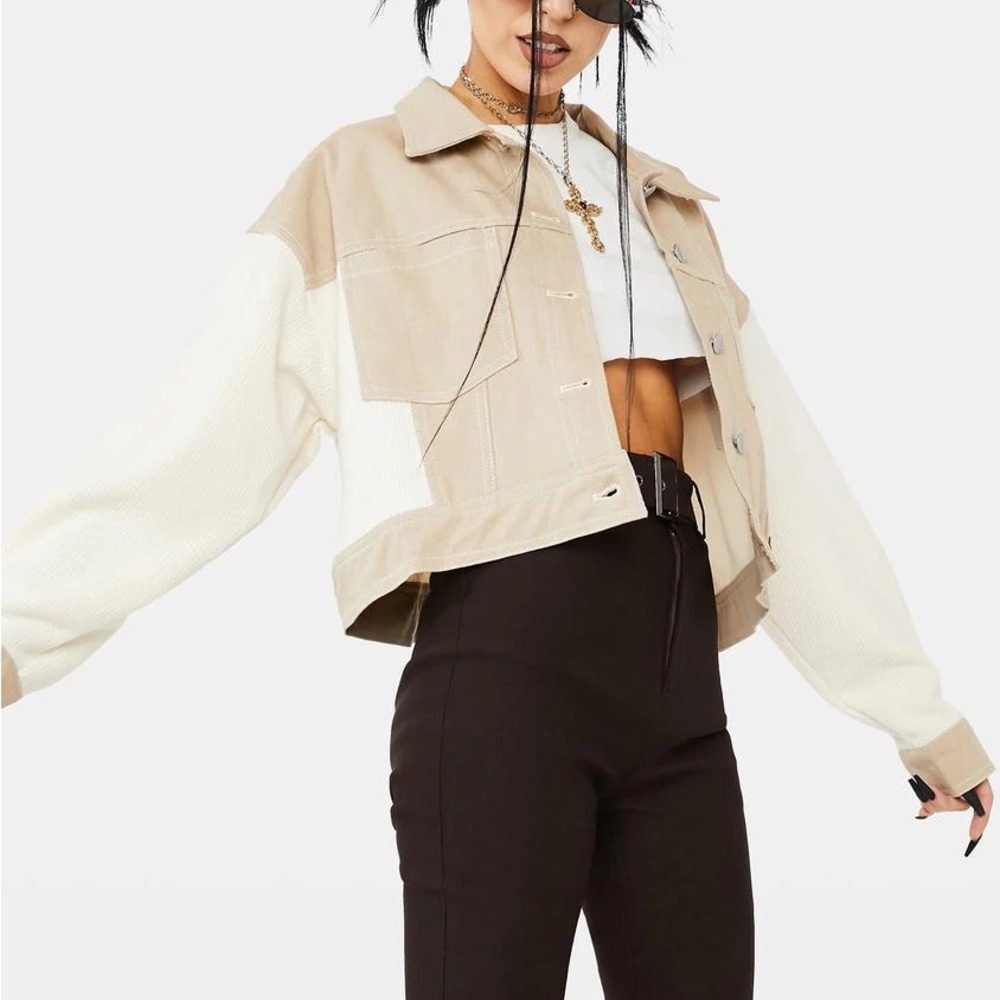 Colorblock denim jacket - Picture 2 of 5